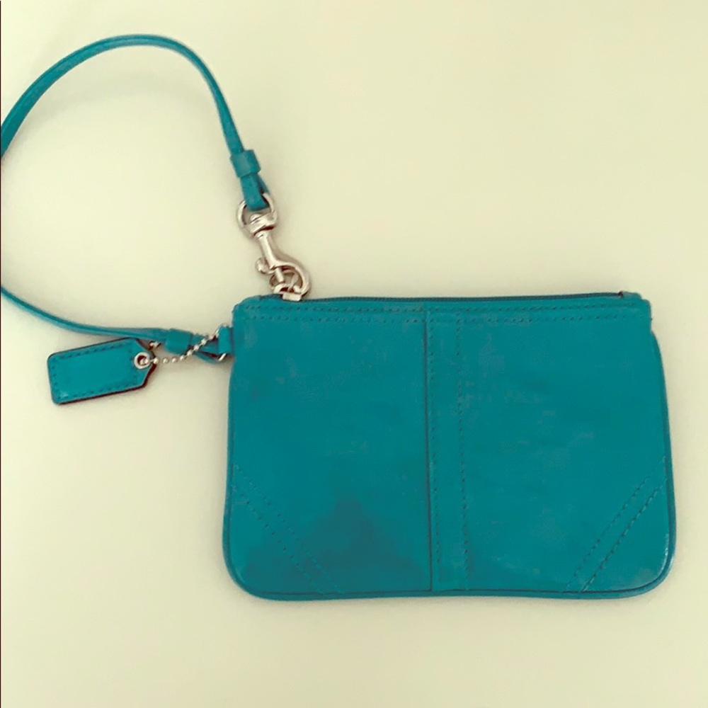 Coach Leather Wristlet